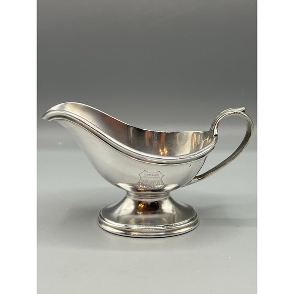 Union Pacific RR Dining Car Silver Soldered Gravy Boat Overland Train 1302C UP - Picture 7 of 14